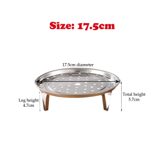 Multifunction Kitchen Cooking Steamer Tray Steam Plate Stainless Steel Foldable Stackable Steaming Tray Kukus 蒸架