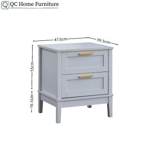 Side Drawer Nightstand Bedside Table Bedside Cabinet Bedroom Drawer Almari Laci Kabinet Kullen