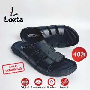 Sandal Pria Lozta LK - 03 Series Sandal Kulit Selop Terbaru