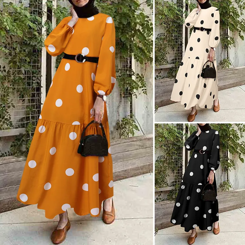 ZARA polka satin wrap dress, Women's Fashion, Muslimah Fashion, Dresses on  Carousell