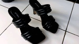 Sandal Wanita Sandal heels double strap YY 01