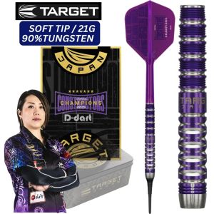 TARGET SOFT TIP DARTS - 21G Endeavour G2 LIMITED CONSTRUCTORS CHAMPION 90% TUNGSTEN DART