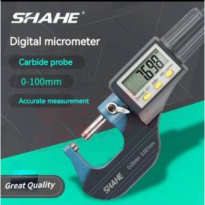 Shahe Mm Micron Digital Outside Micrometer Electronic Micrometer Gauge 0.001 Mm Digital Tools Calipe