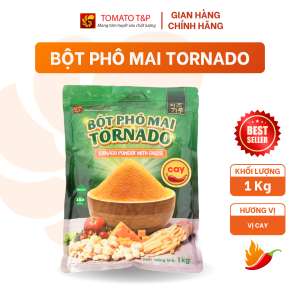 [HCM]Bột phô mai Tornado vị cay - Gói 1kg - Tomato T&P