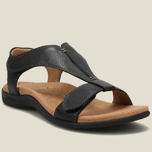 Free Shipping New In Stock: Size 43 Large-Size Thick-Soled Wedge WomenS Sandals With Velcro Strap