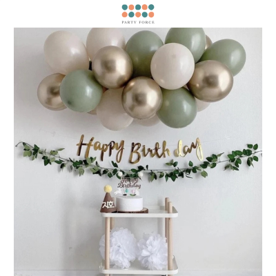 Vintage Color 12 inch Latex Balloon Garland for birthday party decoration
