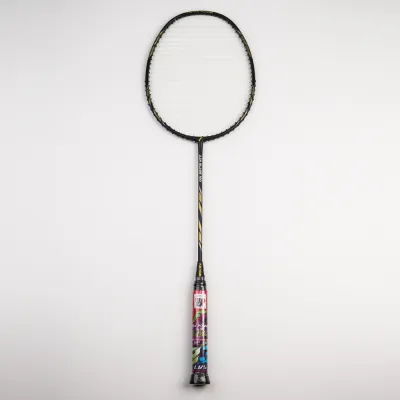 Flex Power Air Blade 100 - Badminton Rackets Strung with Cover (Gold)
