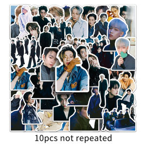50PCS Korean mens group GOT7 idol peripheral DIY stickers hand ledger Guka creative decoration waterproof and traceless stickers