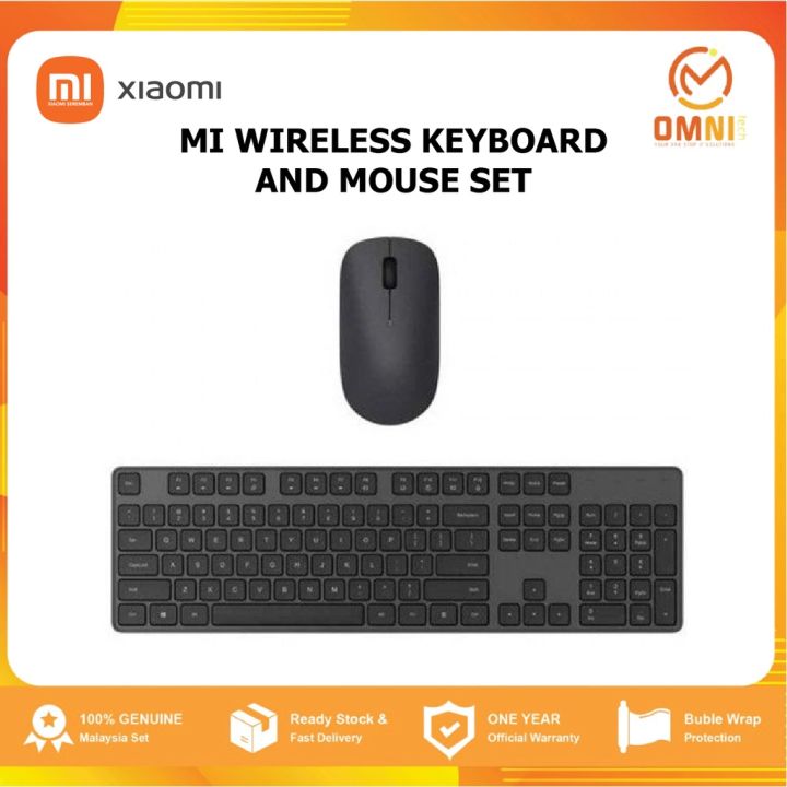 Ready Stock!!! 100% Original Xiaomi Mi Wireless Keyboard and Mouse ...