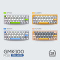 Armaggeddon GMK-100 RGB Gasket Mechanical Keyboard | 3 Modes | 2.4G Wireless | BT 5.0 | HotSwappable Lubed Switches. 