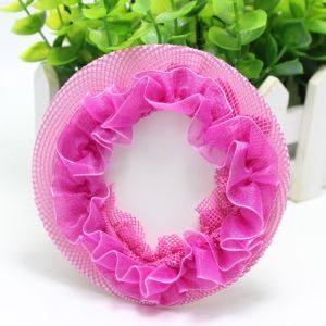 THANKSKY Có thể điều chỉnh Lưới tóc ba lê Kiểu dây rút Băng Đô Miếng che búi tóc cho bé gái Cổ điển Thanh lịch Lưới tóc co giãn Phụ nữ
