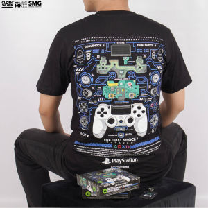 CLOWOR PS4 Playstation DualShock 4 Controller Teardown Kaos T-Shirt