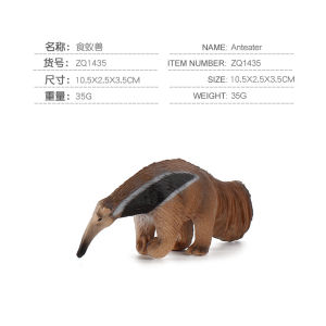 Wildlife Animal Model Simulated African Zebra Anteater Puma Horned Horse Lion Solid Static Hand Decorative Collectible for Display and Gifting Fun Accent for Home Desk or Party Use