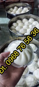 Nồi hấp bánh bao chạy bằng điện có đường kính 47cm 3 tầng hấp inox304 - BẢO HÀNH 24 THÁNG