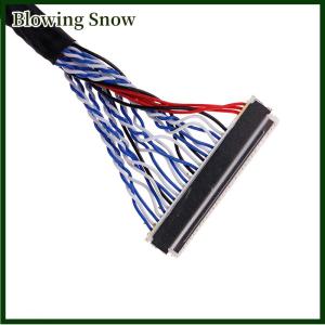 Blowing 25Cm 8 bit lvds cable fix-30 pin 2ch for 17-26inch lcd led panel controller