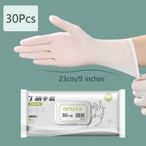 BUSH Kitchen Supplies Lengthened New Durable Kitchen Dishwashing Food Grade Disposable Gloves Household Cleaning