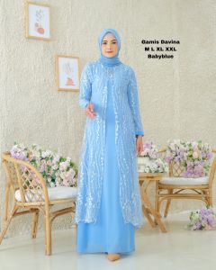 DC Davina Dress / Fashiion Muslimah / Seragaman Pesta Terbaru