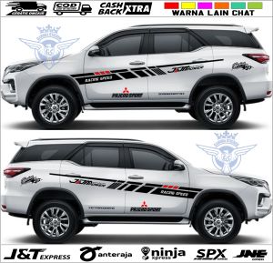PROMO STIKER CUTTING MOBIL MITSUBISHI PAJERO SPORT BISA CUSTOM