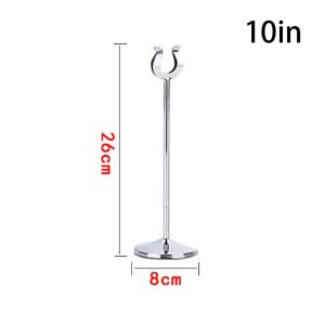 Tiang Nomor Meja Table Number Holder Stand Stainless Menu Standing Untuk Restoran Kafe Restoran