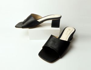 Sandal Wanita Uk Besar 4142434445 Hak 5cm/Sandal Selop Wanita Uk Big Size/Sandal Santai/Sandal Keundangan Nyaman Di Pakai