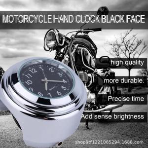 Jam Tempel Motor Anti Karat Handlebar Clock Stainless Steel