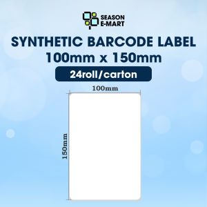 1 Carton Waterproof Synthetic Barcode Label Stickers Kalis Air High Quality Sintetik Barcode Label BC04B