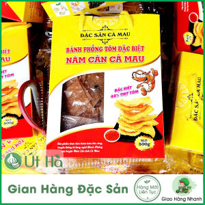 Bánh Phồng Tôm Năm Căn Hộp Giấy 500G Đặc Sản Cà Mau Loại Đặc Biệt - Út Hà Đặc Sản