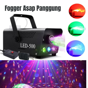 RAJA TaffLED Mesin Pembuat Asap Kabut Panggung RGB 500 W KY-LED500