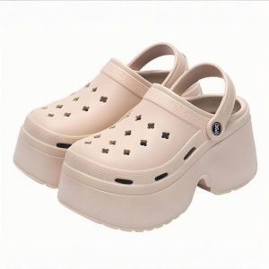 DIY Handmade Chunky Sandals for Women 2025 Thick Soft Sole Selipar Sildes Filp-Flops