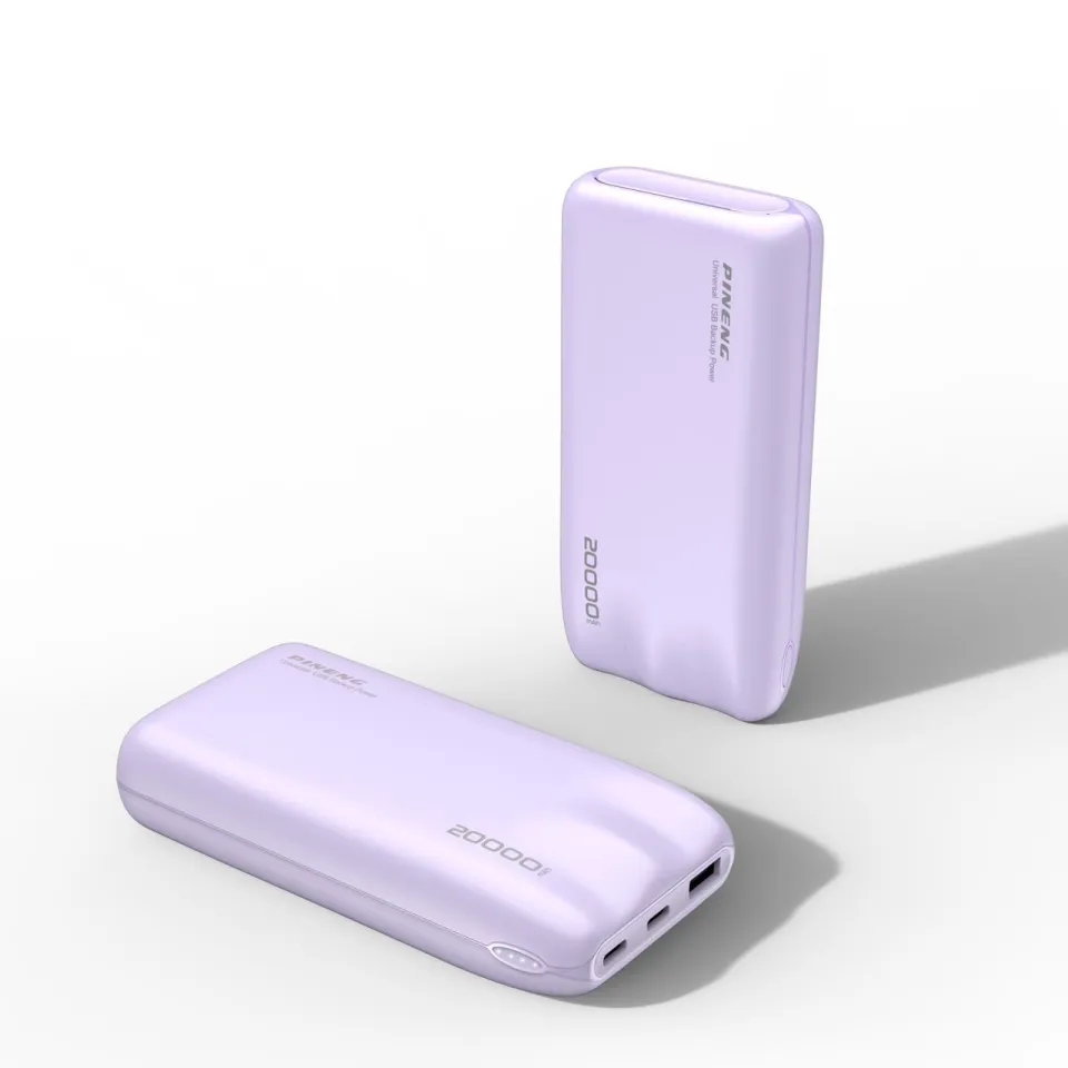 New color Pineng Powerbank Pn733 Micro USB & Type C Input with