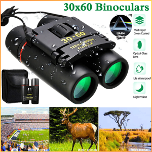 COD KIRIM CEPAT Top Teropong Binokular Jarak Jauh Super Zoom 30x60 Telescope Binocular HD 126M/1000M