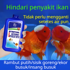 Cairan Pengolah Air Akuarium Formula Metil Biru 535ml Pengatur Keseimbangan Air Pengobatan Ikan Koi dan Kolam Membasmi Parasit dan Bakteri Aman untuk Tanaman Air Untuk Akuarium dan Kolam