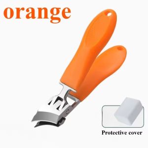 MLADEN Large Angle Anti-Splash Nail Clipper Thick Hard Nail Cutter Stainless Steel Large Opening Clippers