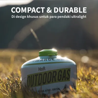 gas HnR oudoor 230gr canister tabung gas HnR outdoor untuk camping