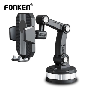 FOMKEN Suction Cup Car Bracket Long Neck 360 Degree Adjustable Rotating Car Windshield Dashboard Mobile Phone Bracket Car Navigation Car Mobile Phone Bracket Big Car Windshield Truck Dashboard
