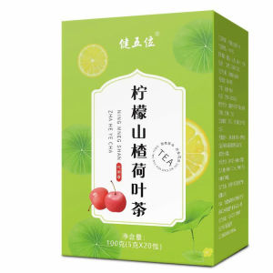ganze011 Jianwubit lemon hawthorn lotus leaf tea triangle bag tea herbal tea lemon hawthorn lotus leaf tea