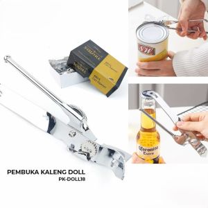 Pembuka Tutup Botol / Kaleng  3in1 Serbaguna Doll PK-DOLL18 Bahan Stainless Anti Karat