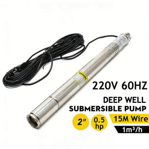 2inch 50mm Submersible Water Pump 0.5HP 1HP Deep Well Bore Pump 220V 60HZ 180ft 8GPM