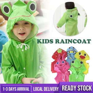 Baju Hujan Budak Raincoat Kids Raincoat Children Cartoon Rain Coat Cute Animal Funny Raining Waterproof Cover Kids Rainwear