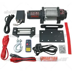 Martian 4x4 Equipment 12V/24V MR13000 13000LBS 13000 LBS 5897KG Electric  Winch Pickup 4x4 Truck (Steel Cable/Plasma Rope)