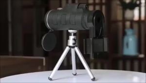 HD Vision escope Monocular 40X60 Black escope Focus With Compass night vision zoom