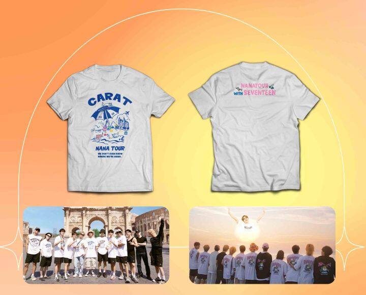 SVT NANA TOUR VERSION 1 (FRONT & BACK) KPOP SHIRT | Lazada PH