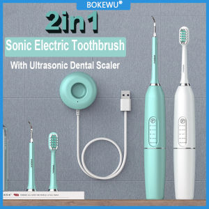 BOKEWU Electric Toothbrush Sonic Dental Calculus Scaler Remover Dental Cleaning Device Tooth Irrigator Remove Tartar Teeth Care
