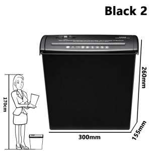 10L High Quality Paper Shredder Portable Shredder Strip Cut Compact Automatic Paper Cutter Office Supplies Bass Shredder
