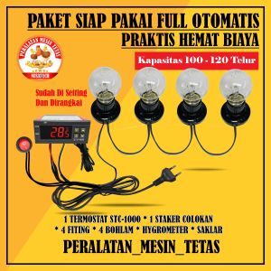 Paket Siap Pakai STC1000 Kapasitas 100-120 Butir Telur