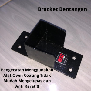 Bracket Pemisah Ruangan Penyangga Bentangan Serbaguna Besi Untuk Jemuran