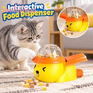 meilovmao Pet Automatic Feeder Interactive Treat Dispenser Toy Slow Feeding Puzzle For Cat Dog Kibble