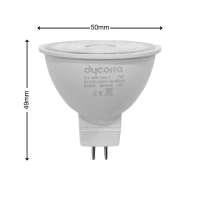 Dycorra LED MR16 Spotlight 12V 240V Bulb 7W Day Warm Spot Light