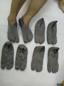 Combo 3 đôi Vớ tất chân dạng giầy vớ hài chống nắng giữ ấm giữ đi trong nhà cao 6cm