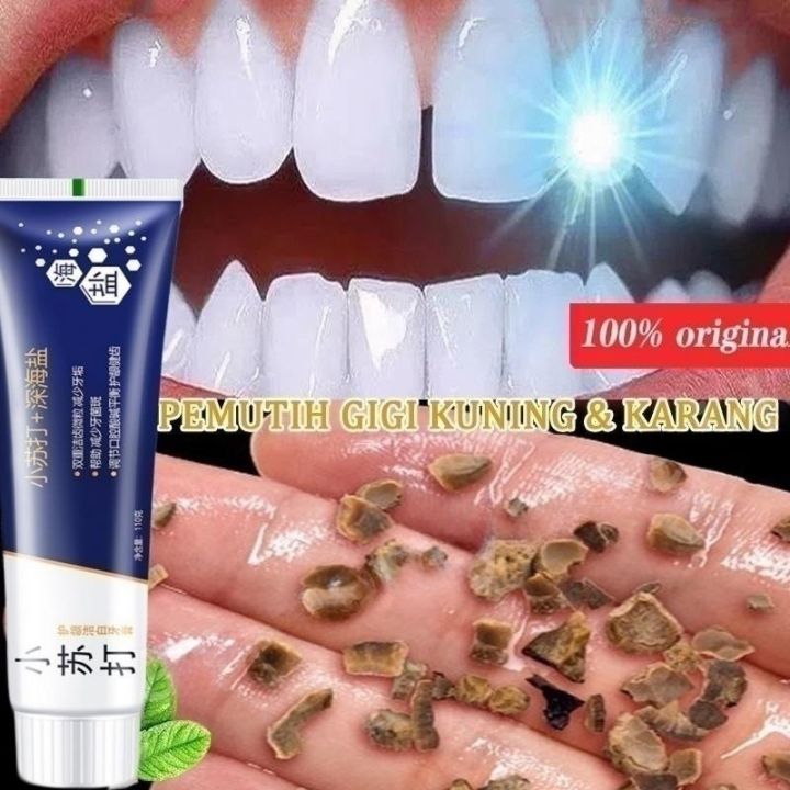 Pasta gigi Pemutih gigi Pasta gigi soda deepsea salt Gigi putih